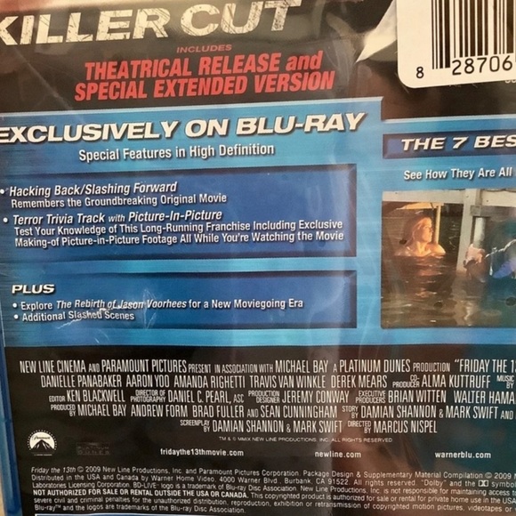 Friday the 13th Killer Cut Blu-Ray - Picture 3 of 3